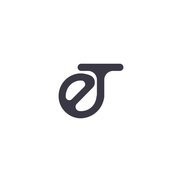Λογότυπο Μονογραφιών Αλφαβήτου Και — Διανυσματικό Αρχείο