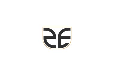 Alfabe harfleri Baş harfleri Monogram Acil, RE, E ve R