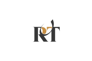 ER, RE, E ve R soyut ilk monogram harf logosu tasarımı