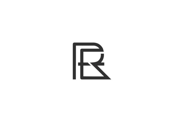 Letras Alfabéticas Iniciais Logotipo Monograma —  Vetores de Stock