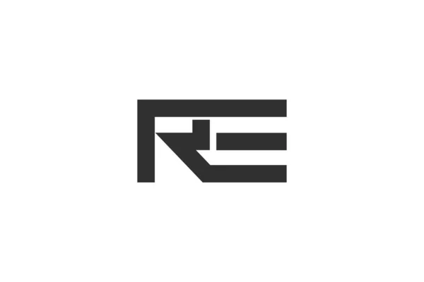 Alfabet Letters Initialen Monogram Logo — Stockvector