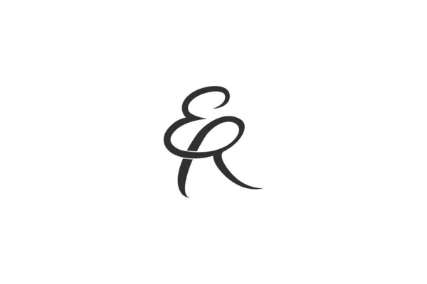 Alfabeto Logotipo Inicial — Vetor de Stock