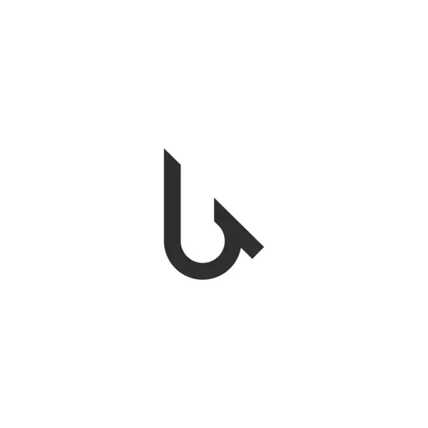 Ursprüngliche Brief Logo Design Vektor Vorlage — Stockvektor