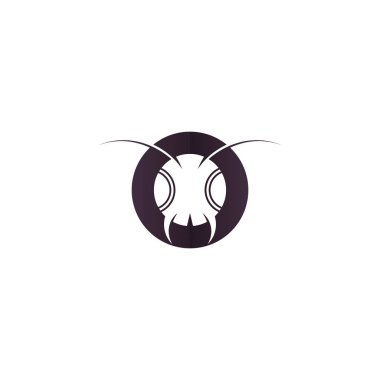 Karınca Logosu vektör illüstrasyon şablonu tasarımı