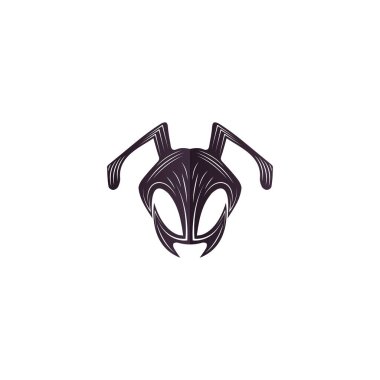 Karınca Logosu vektör illüstrasyon şablonu tasarımı