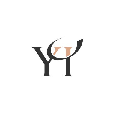 YI, IY, Y AND I Abstract initial monogram letter alphabet logo design