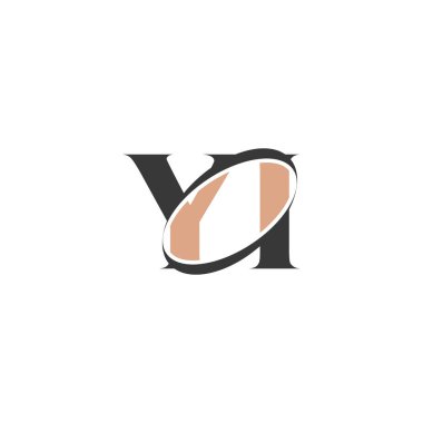 Alphabet Initials logo IY, YI, I and Y