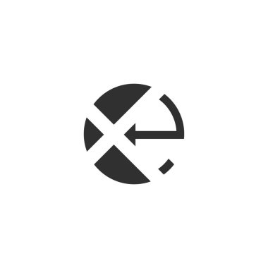 Alfabe Baş harfleri XE, EX, E ve X logosu