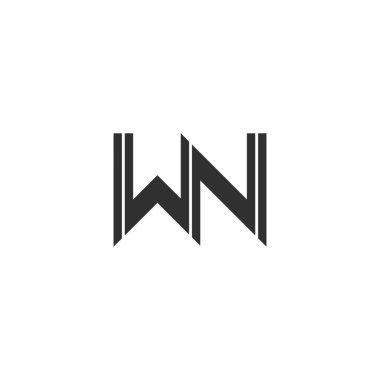 Alfabe harfleri NW, WN, N ve W baş harfleri.