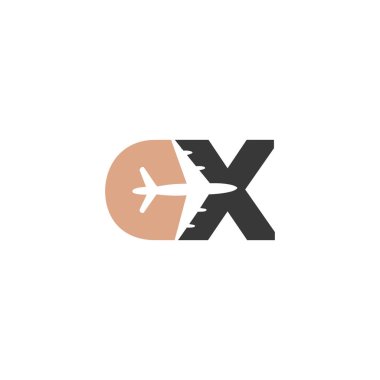 GX, XG, Abstract initial monogram letter alphabet logo design