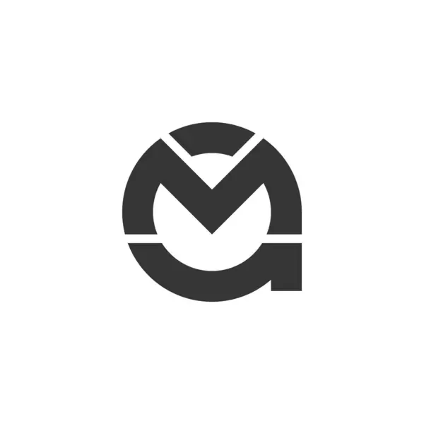 Projeto Inicial Abstrato Logotipo Alfabeto Letra Monograma Vetor De Stock