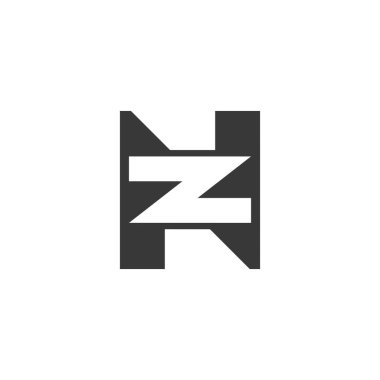 Alfabe harfleri Baş harfleri ZN, NZ, Z ve N logosu
