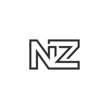 Alfabe harfleri Baş harfleri ZN, NZ, Z ve N logosu