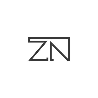 Alfabe harfleri Baş harfleri ZN, NZ, Z ve N logosu