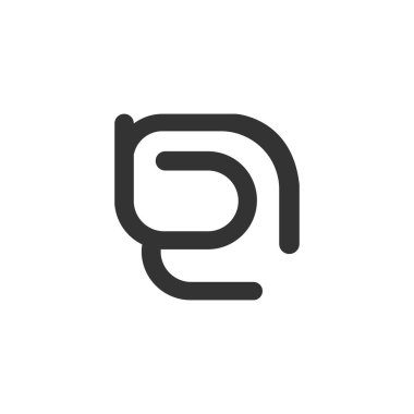 ZN, NZ, N ve Z soyut ilk harfli alfabe logosu tasarımı