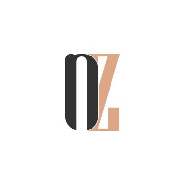 Alfabe harfleri Baş harfleri ZN, NZ, Z ve N logosu