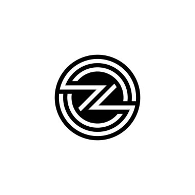 Alfabe harfleri Baş harfleri: Monogram logosu ZO, OZ, O ve Z