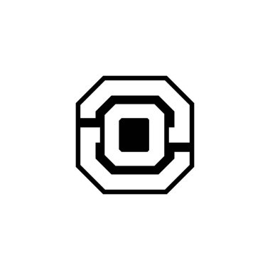 Alfabe harfleri Baş harfleri: Monogram logosu ZO, OZ, O ve Z