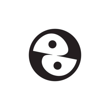 ZO, OZ, soyut ilk monogram harf logosu tasarımı