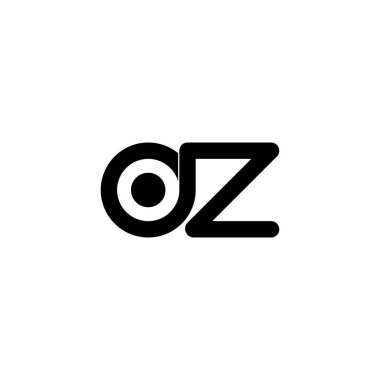 Alfabe Baş harfleri ZO, OZ, O ve Z logosu