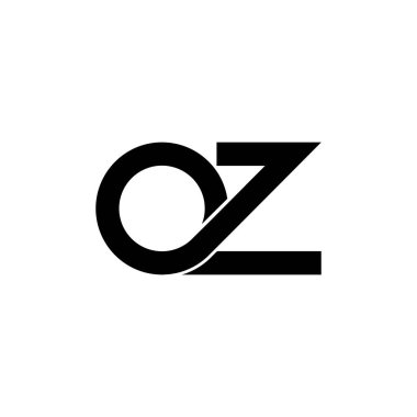 OZ veya ZO logosu ve simge tasarımı