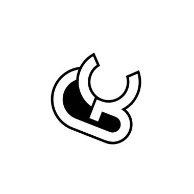GY, YG, G ve Y Soyut ilk harfli alfabe logosu tasarımı