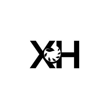 Alfabe harfleri Baş harfleri: Monogram logosu HX, XH, X ve H