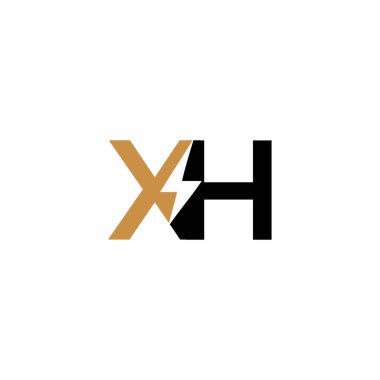 Alfabe harfleri Baş harfleri: Monogram logosu HX, XH, X ve H
