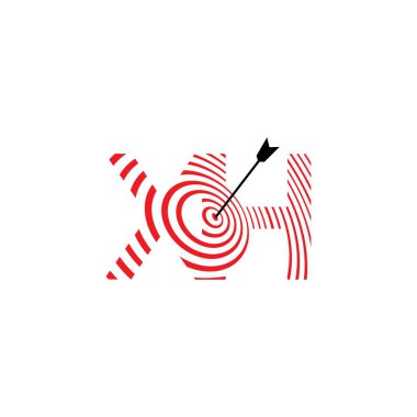 Alfabe harfleri Baş harfleri: Monogram logosu HX, XH, X ve H