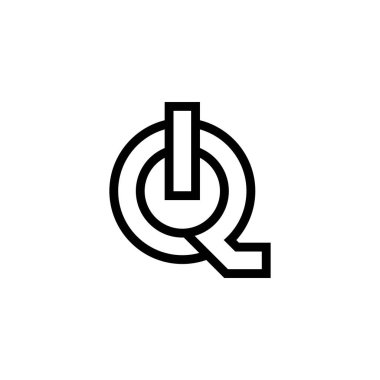 Alfabe Baş harfleri QZ, ZQ, Z ve Q logosu