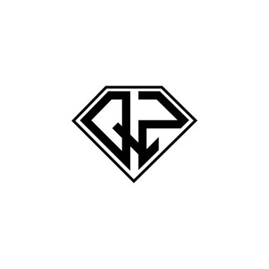 Alfabe harfleri Baş harfleri: Monogram logosu QZ, ZQ, Z ve Q