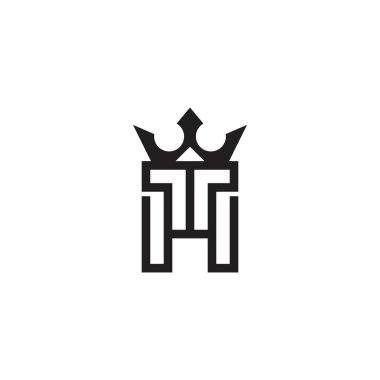 TM ve MT harf logo tasarım şablonu