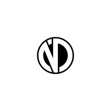 Profesyonel Kullanım için Modern ND veya DN Monogram Logosu