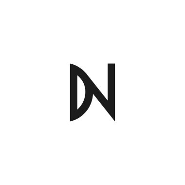Profesyonel Kullanım için Modern ND veya DN Monogram Logosu