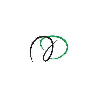 Gösterişli Görünümlü Soyut ND DN Simgesi Tasarımı