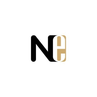 EN NE Letter Logo Tasarımı Minimalist Yetenekli