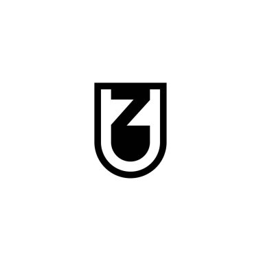 ZU ZU Harf Logosu Tasarımı Minimalist Yetenekli