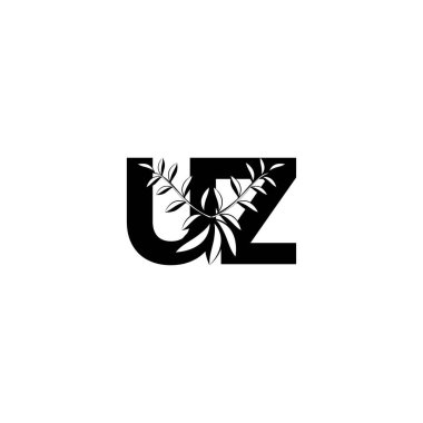 Stil ZU veya ZU Yaprak Logo Tasarımı