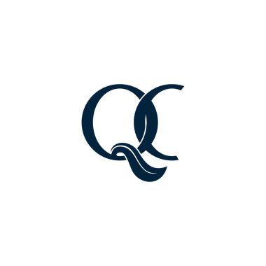 Profesyonel Kullanım için Modern QX veya XQ Monogram Logosu