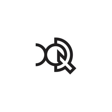 Profesyonel QX XQ İlk Monogram Harf Logosu Tasarımı