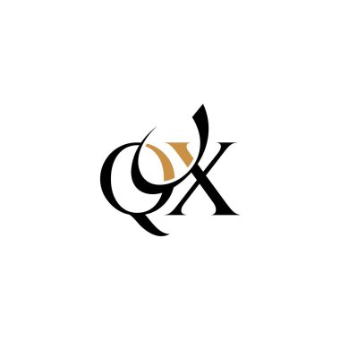 QX veya XQ Monogram Logo Tasarımı
