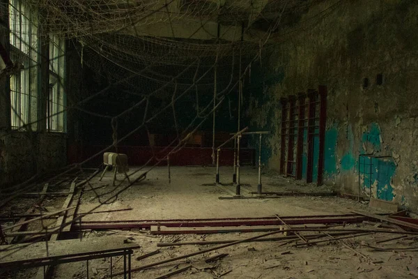 Çernobil Yasaklama Bölgesi Terk Edilmiş Sovyet Hayalet Şehri Çernobil Deki — Stok fotoğraf