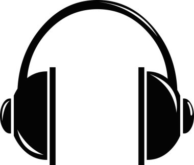 vektör kulaklık simgesi illüstrasyonu