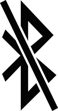 vector illustration bluetooth icon disabled or off
