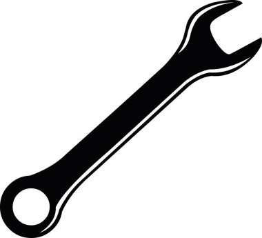 Siyah beyaz vektör illüstrasyon simge anahtarı anahtarıName