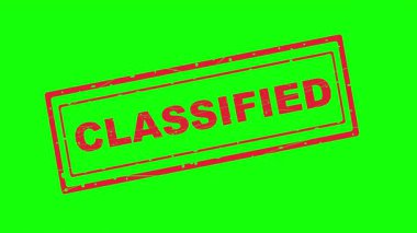 video animasyonu kırmızı kauçuk mühür gizli metin, yeşil renkli anahtar arkaplan