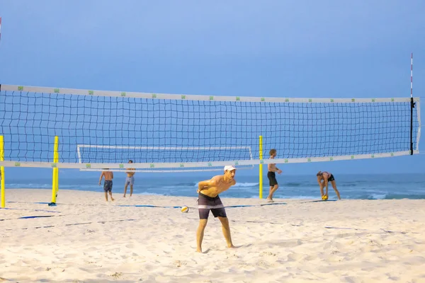 Surfere Paradise Qld Australien Marts 2023 Beach Volleyball Konkurrence Sandet - Stock-foto