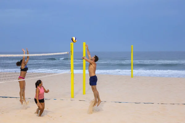 Surfers Paradise Qld Australia Marca 2023 Zawody Siatkówki Plażowej Piasku — Zdjęcie stockowe