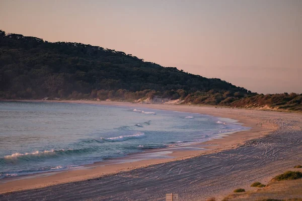 Early Morning Sunrise Jimmy Beach Hawks Nest Nsw Australia — Stock Photo, Image