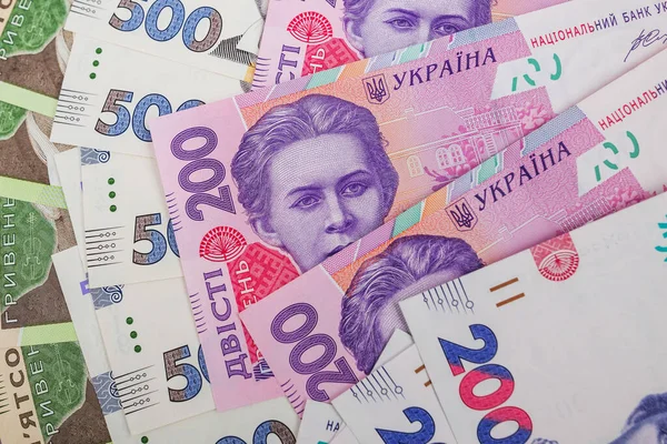 Ουκρανικά Hryvnia Χρήματα Φόντο Οικονομική Έννοια — Φωτογραφία Αρχείου